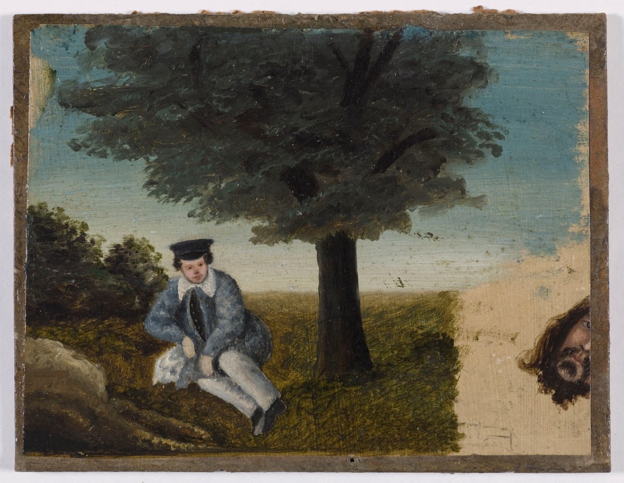 Francuski: Autoportrait de Gustave Courbet à l
