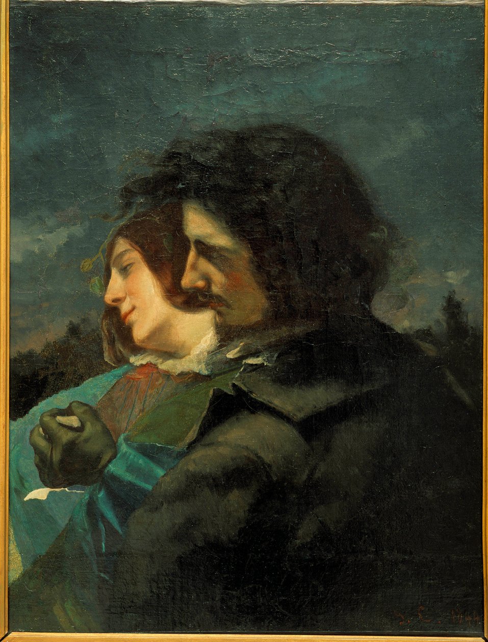 Szczęśliwi kochankowie. Obraz Gustave