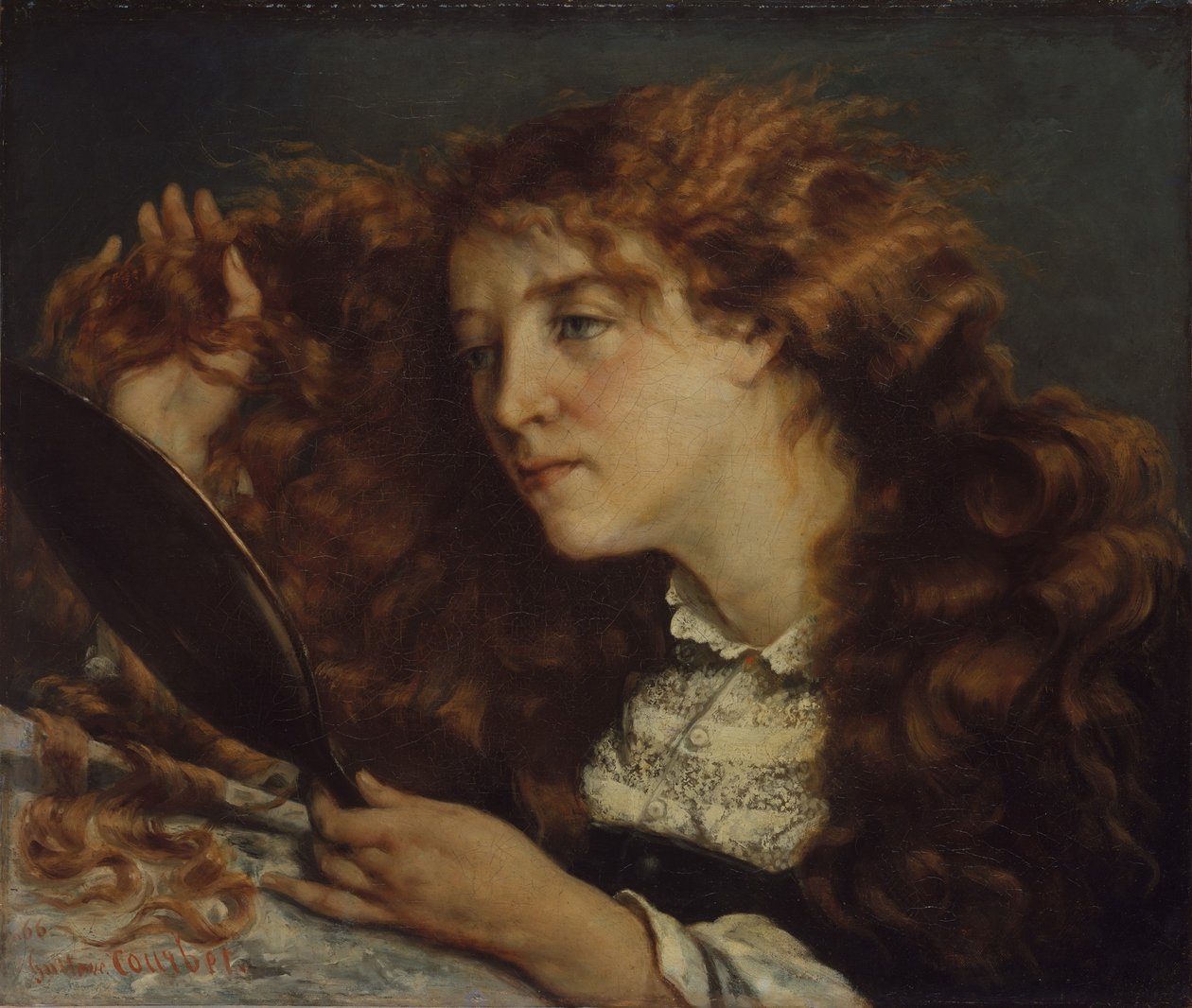 Jo, irlandzka piękność autorstwa Gustave Courbet
