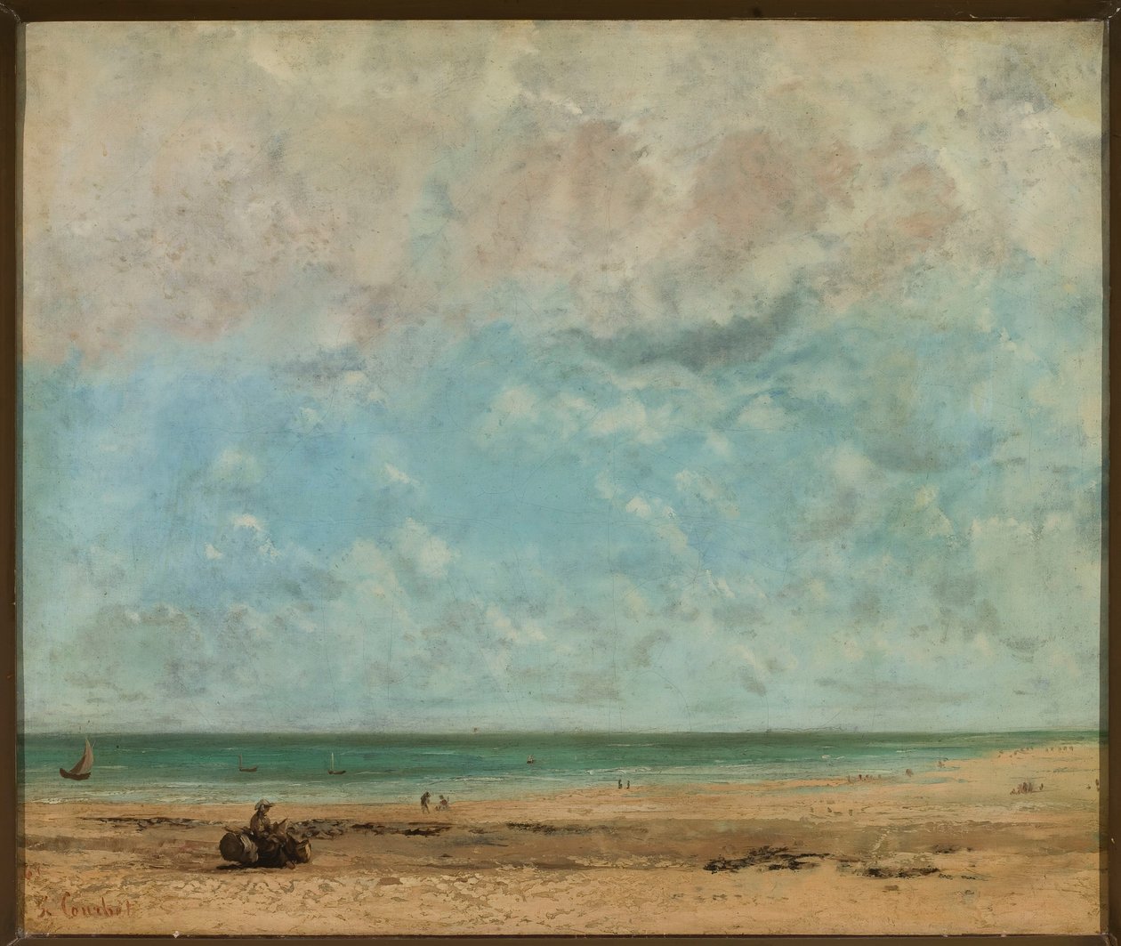Krajobraz nadmorski autorstwa Gustave Courbet