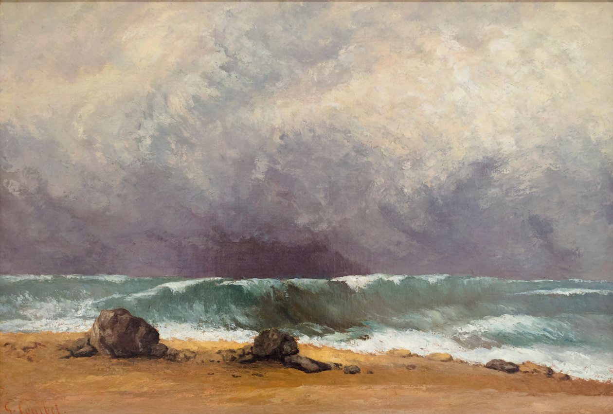 Fala autorstwa Gustave Courbet