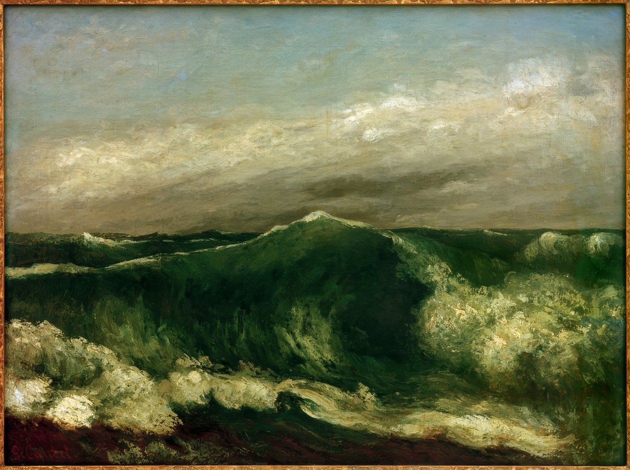 Fala autorstwa Gustave Courbet