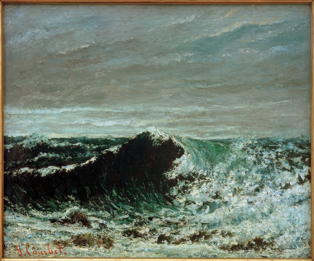 Fala autorstwa Gustave Courbet