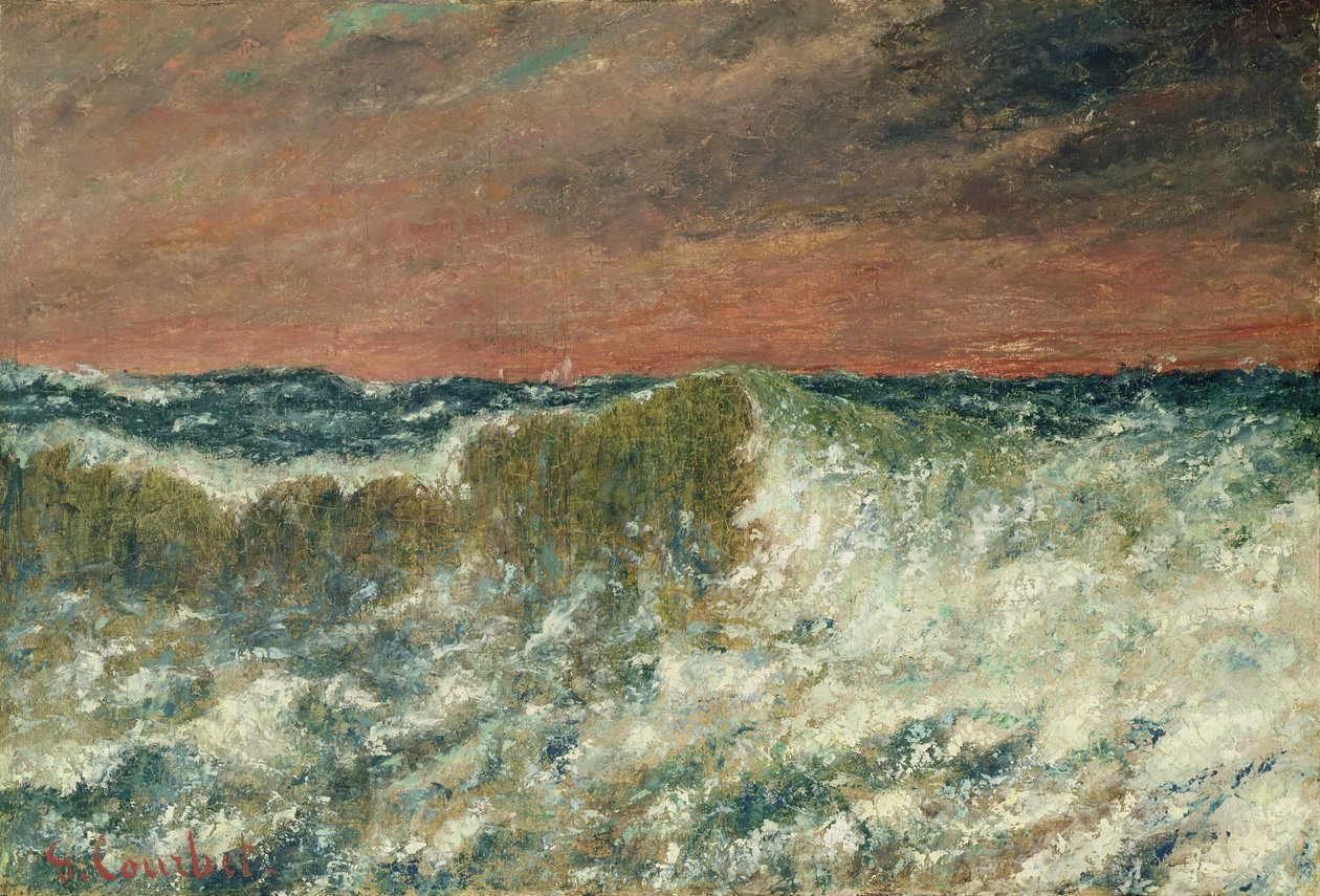 Fala autorstwa Gustave Courbet