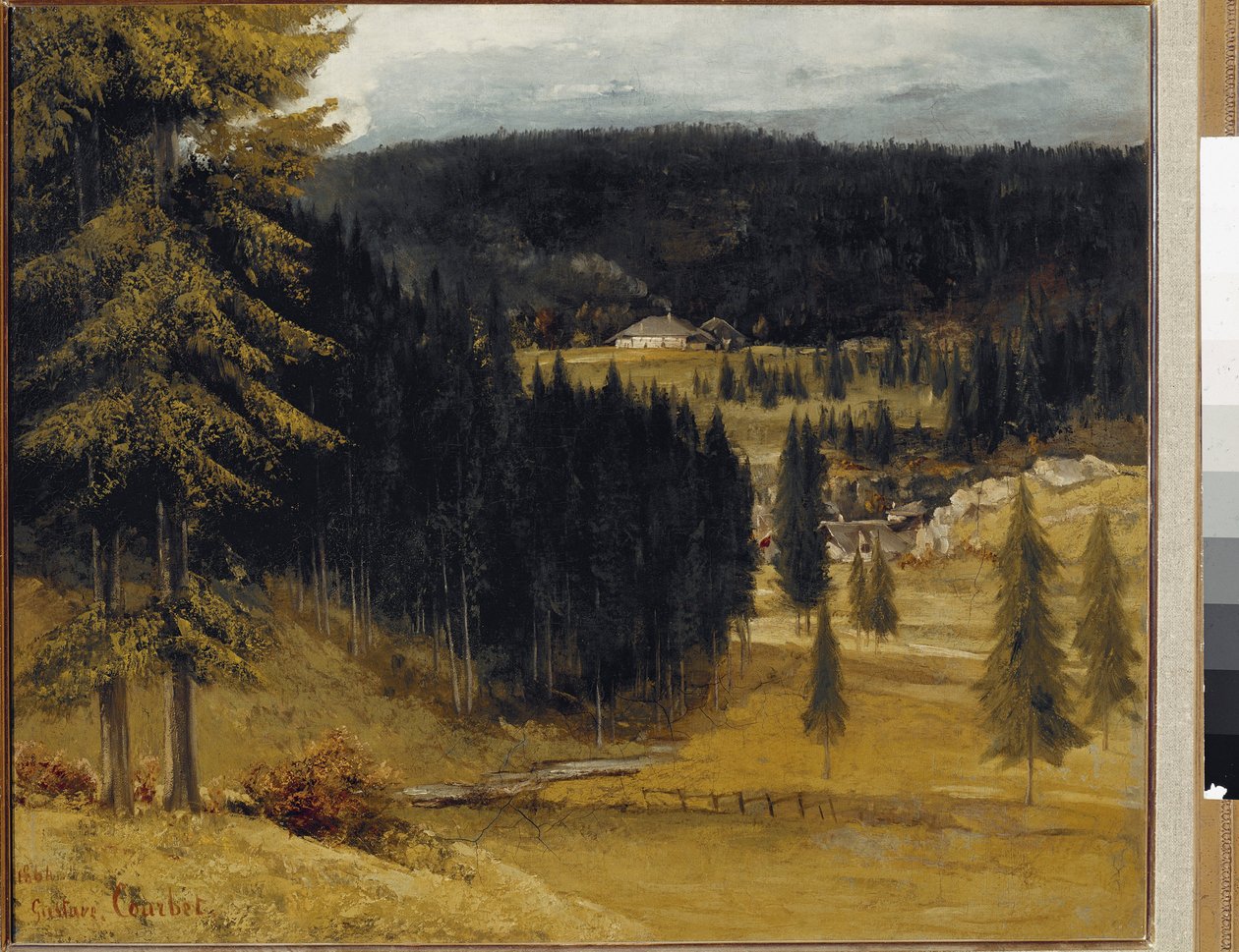 Farma Pussetów autorstwa Gustave Courbet
