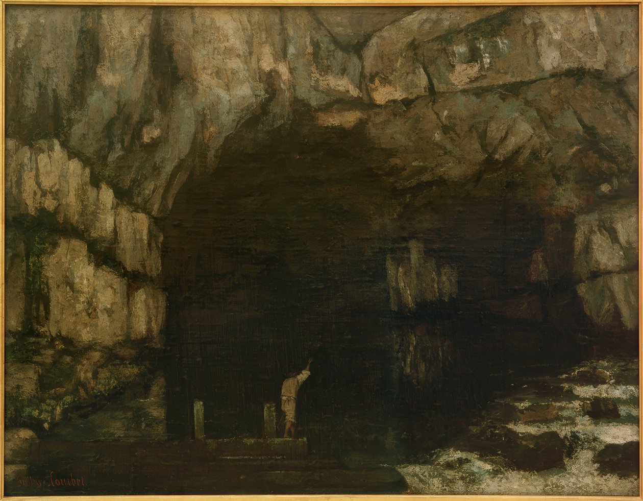 Źródło Loue autorstwa Gustave Courbet