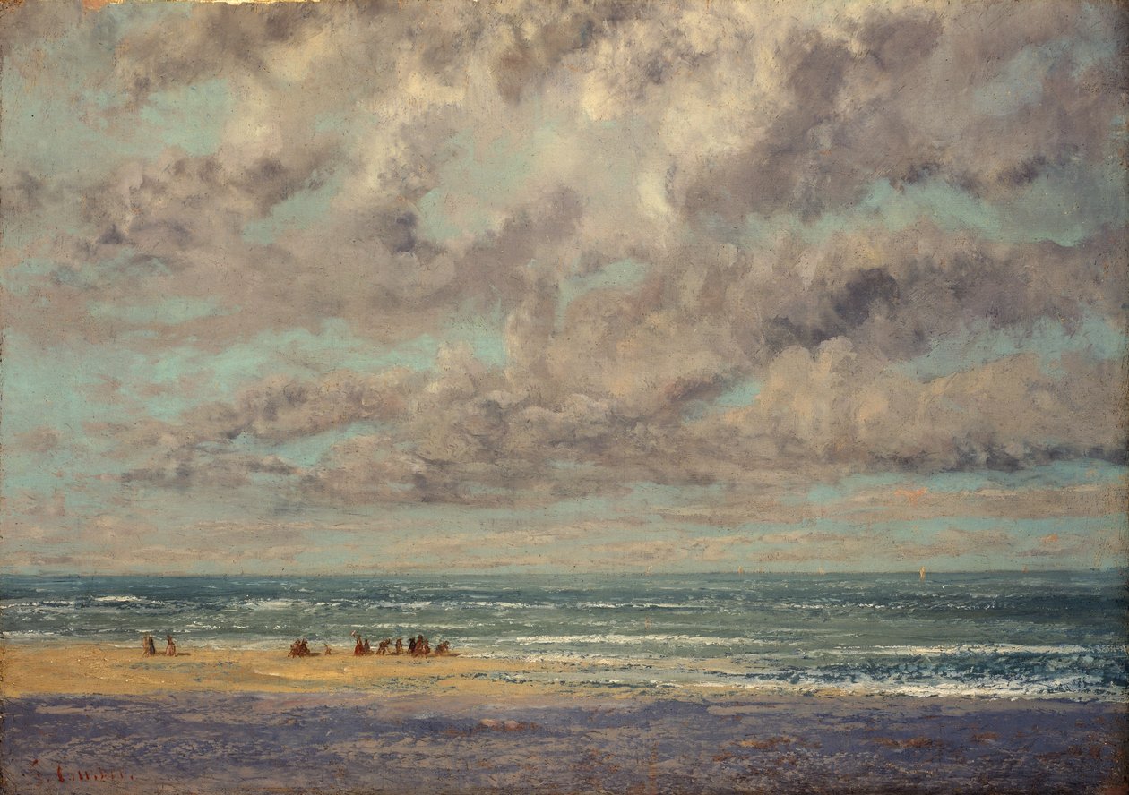 Morski - Les Équilleurs, autorstwa Gustave Courbet