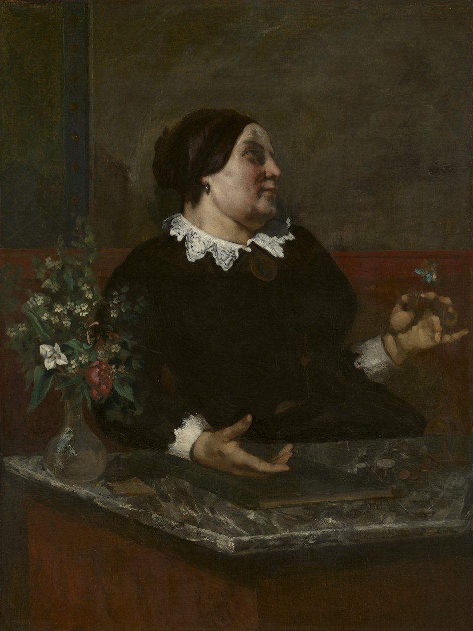 Matka Grégoire, 1855 i 1857-59 autorstwa Gustave Courbet