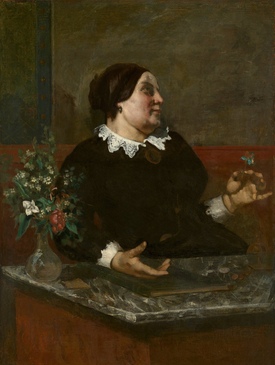 Matka Grégoire, 1855 i 185759. autorstwa Gustave Courbet