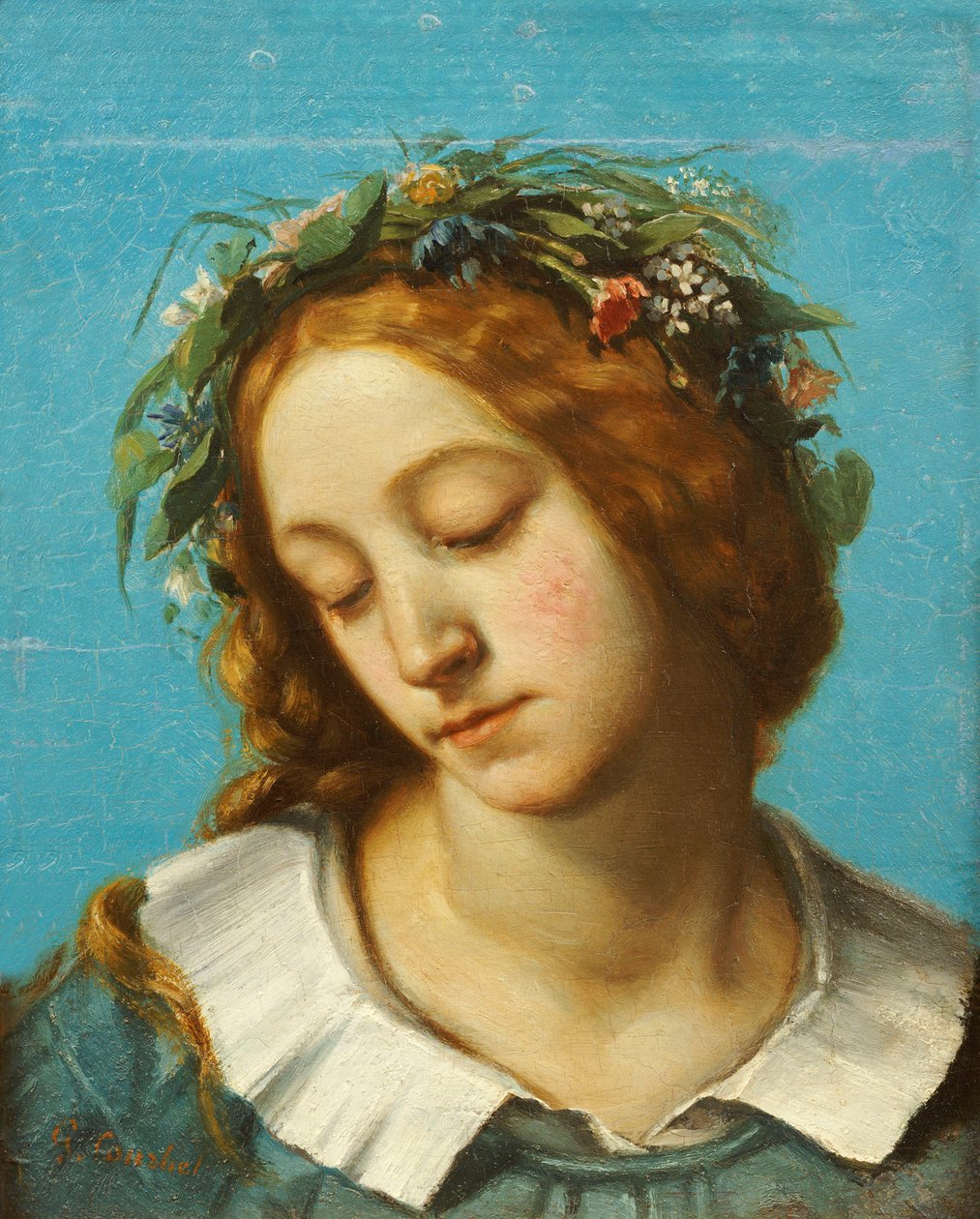 Ofelia, 1842 autorstwa Gustave Courbet