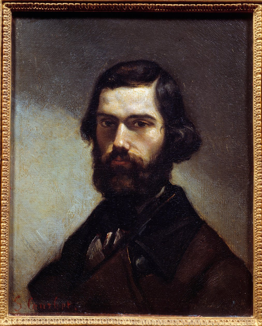 Portret Julesa Vallesa (1832-1885) pisarza, dziennikarza i polityka. Obraz Gustave