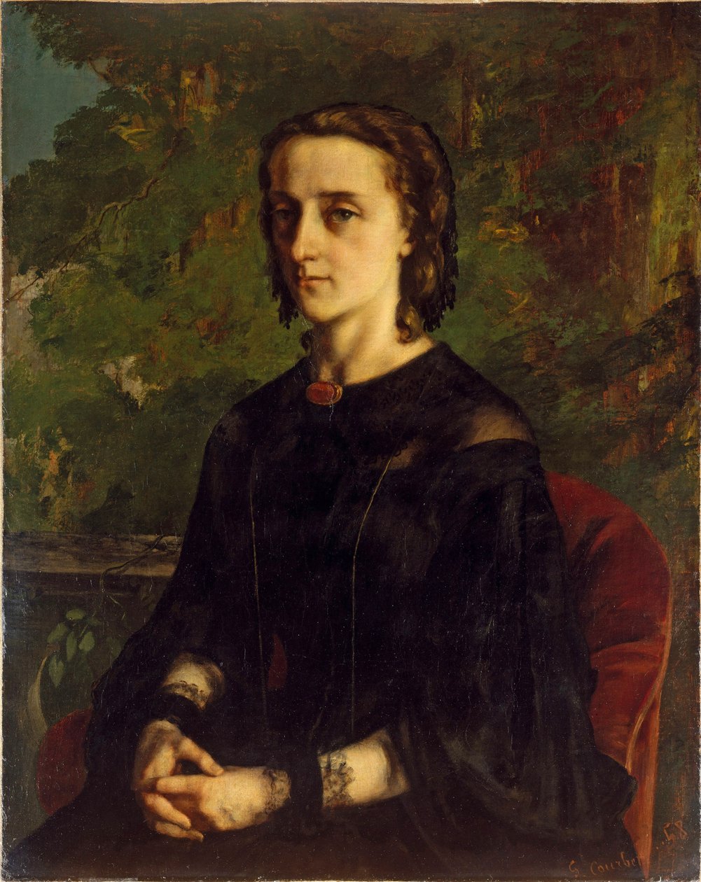 Portret madame de Brayer czyli wygnaniec z Polski, 1858, autorstwa Gustave