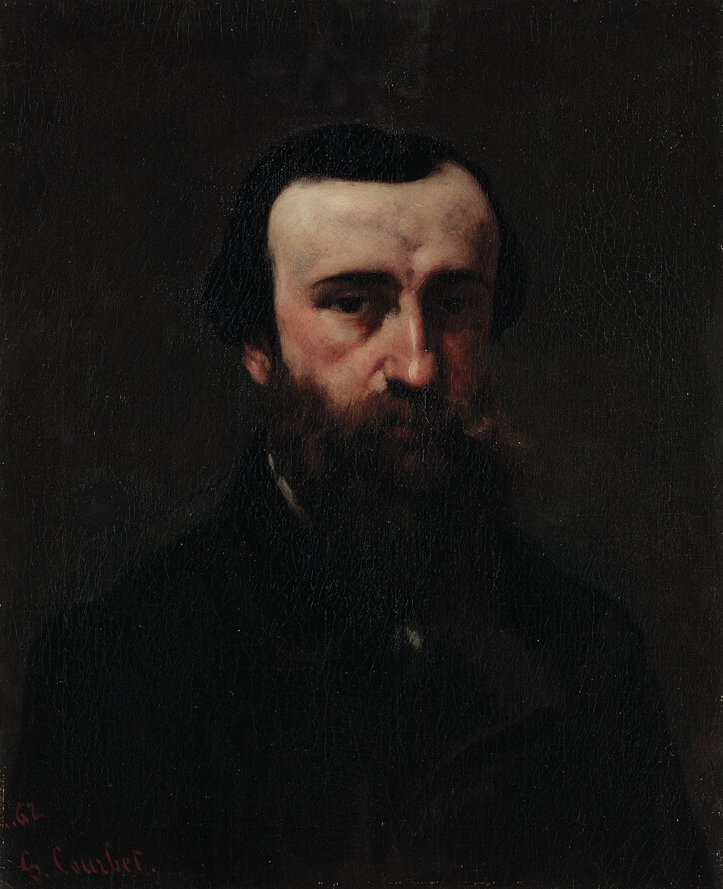Portret Monsieur Nicolle, 1862 autorstwa Gustave Courbet