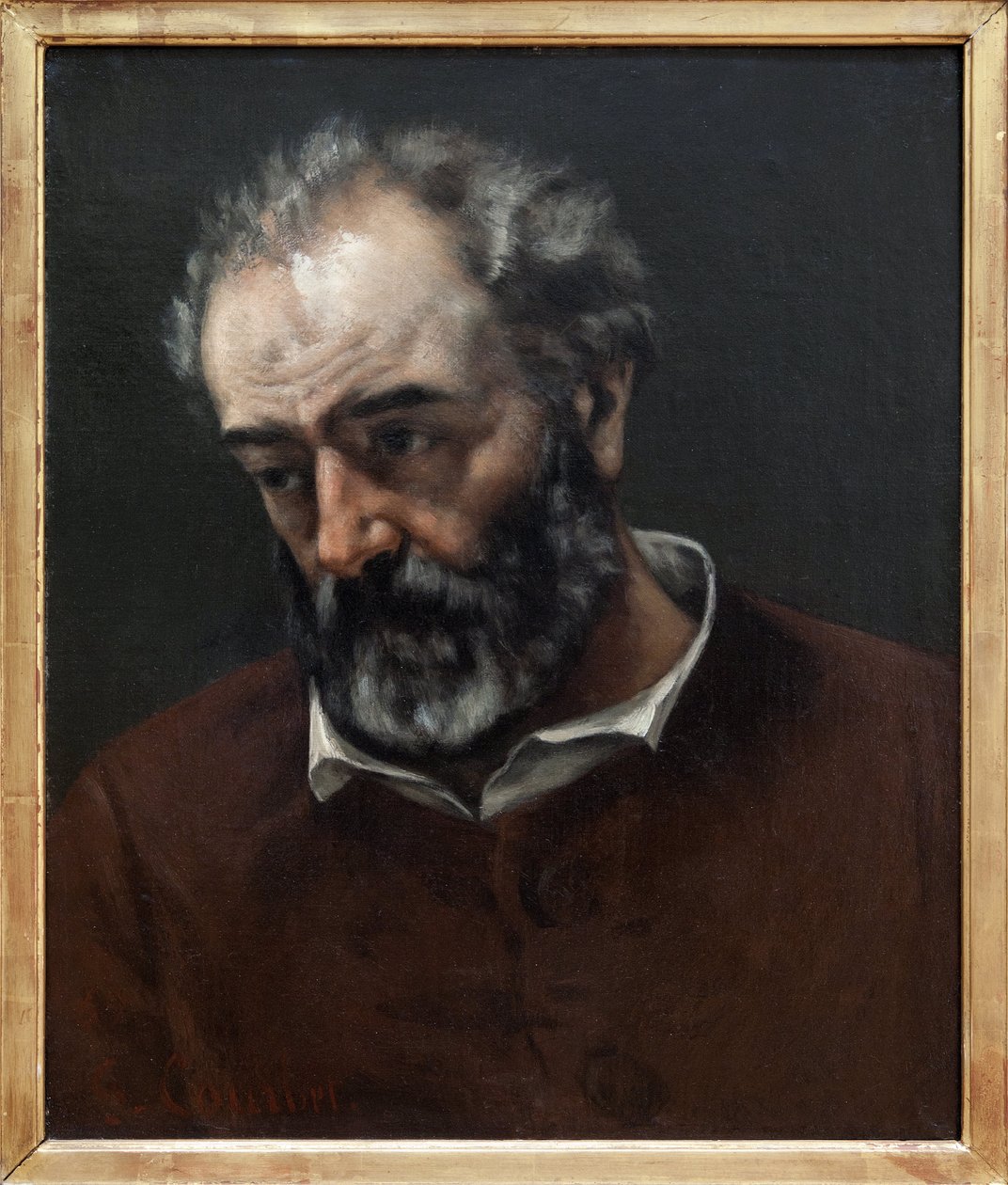 Portret Paula Chenavarda (1807-1895), francuskiego malarza, Obraz Gustave