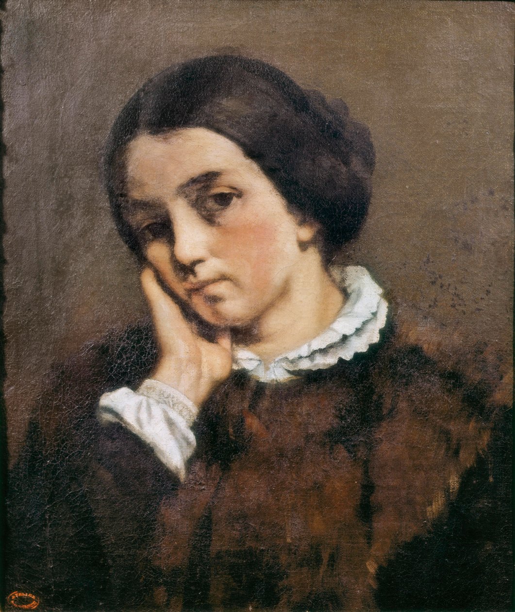 „Portret Zelii Courbet” 1846 (olej na płótnie) autorstwa Gustave Courbet