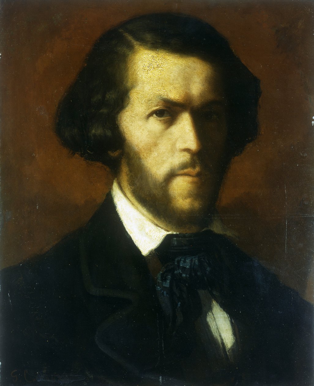 Portret dżentelmena autorstwa Gustave Courbet