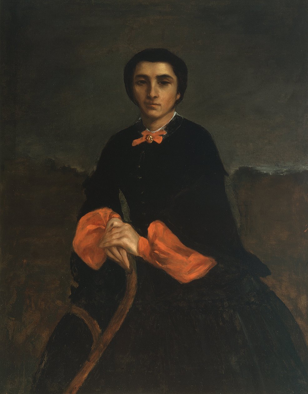 Portret kobiety: Juliette Courbet autorstwa Gustave Courbet