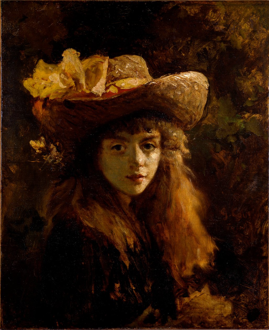 Portret dziewczynki Obraz Gustave