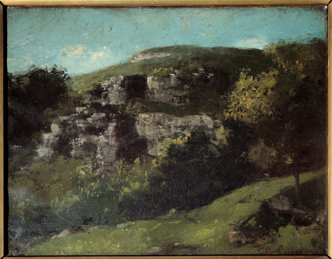 Kołysa Ornansa. Obraz Gustave