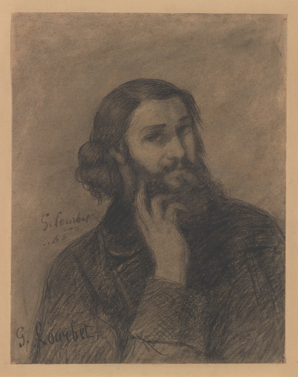 Autoportret autorstwa Gustave Courbet