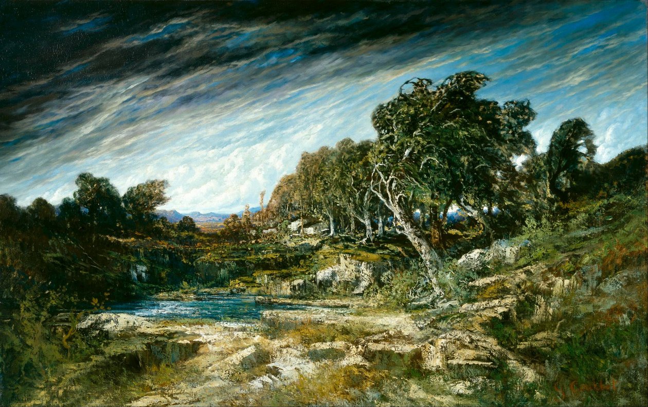 Podmuch wiatru autorstwa Gustave Courbet