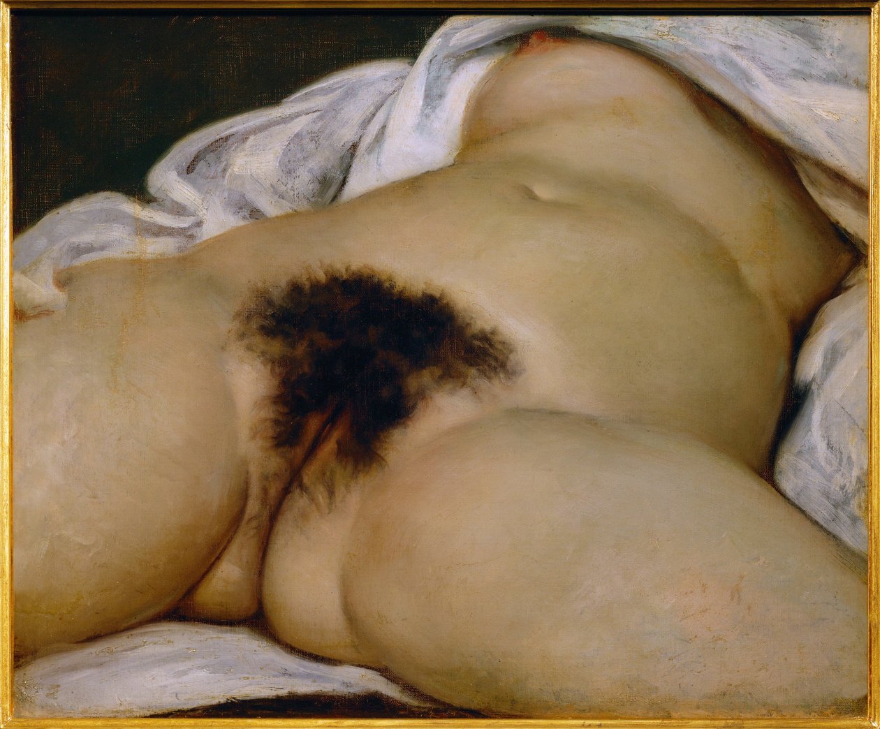 Pochodzenie świata autorstwa Gustave Courbet