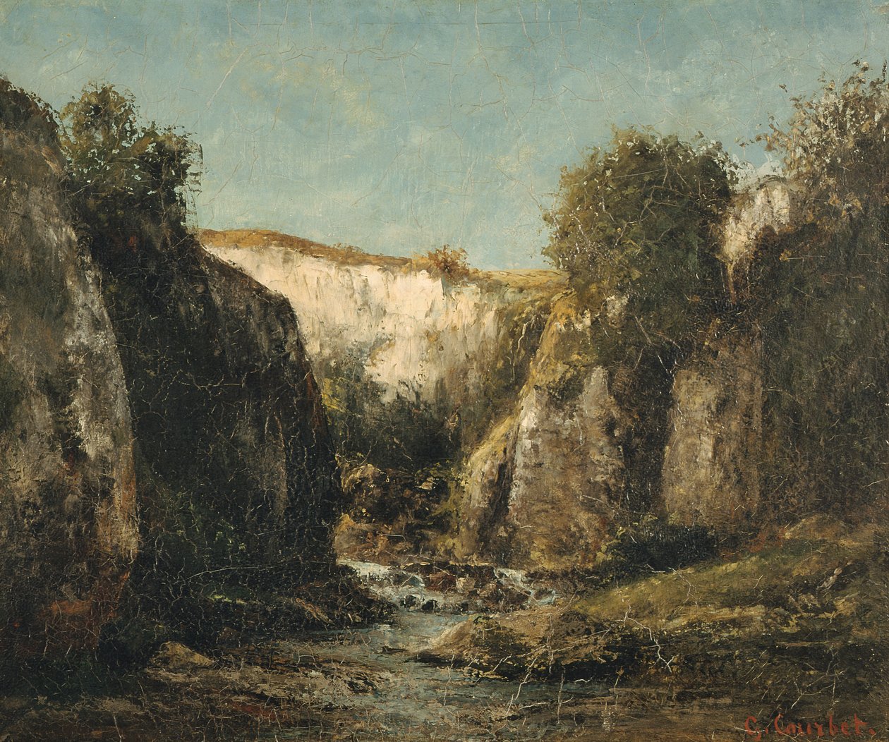 Źródło wątpliwości, 1871 autorstwa Gustave Courbet