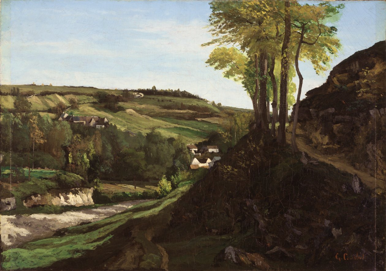 Dolina Ornans autorstwa Gustave Courbet