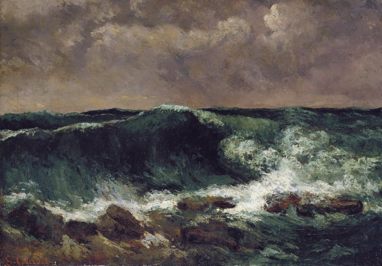 Fala autorstwa Gustave Courbet