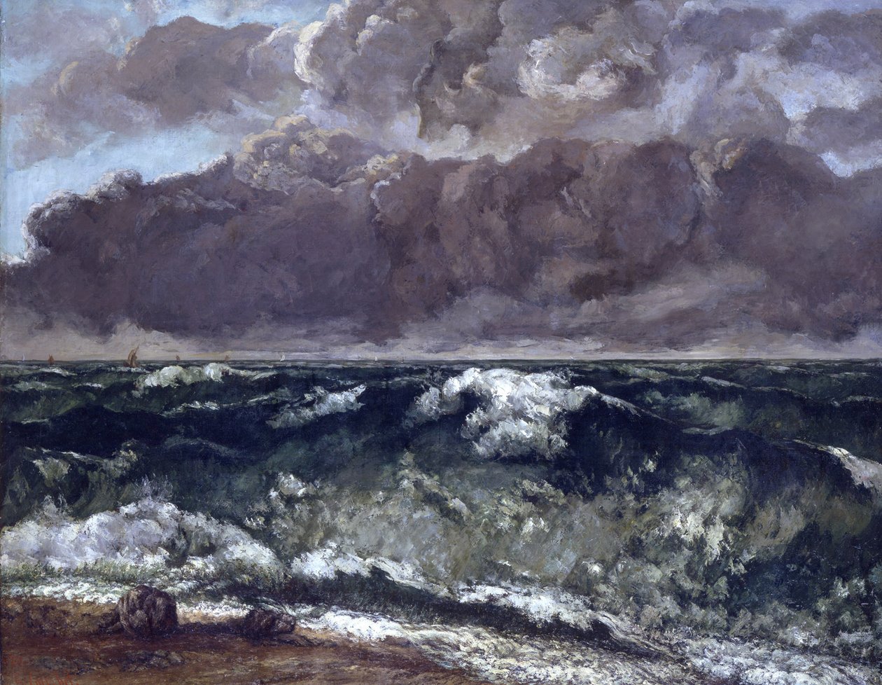 Fala autorstwa Gustave Courbet