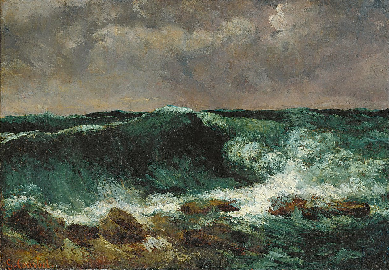 Fala autorstwa Gustave Courbet