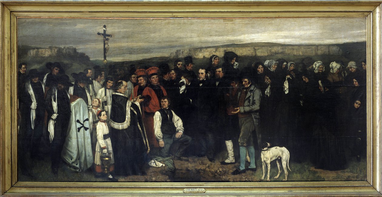 Pogrzeb w Ornans - Gustave Courbet, Musée d