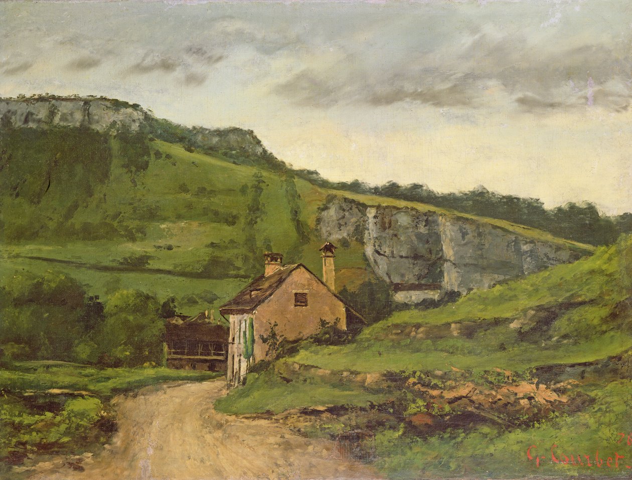 Nieznany obraz autorstwa Gustave Courbet