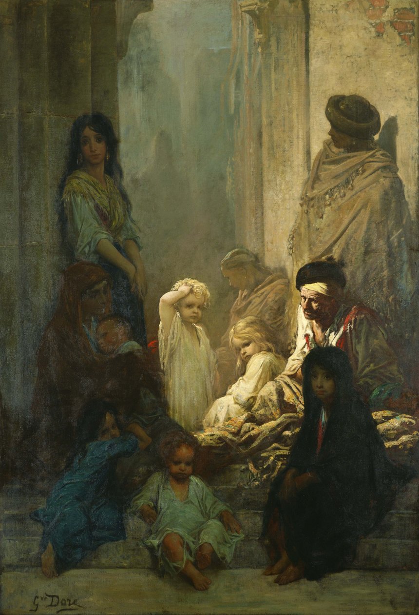 La Siesta, Wspomnienia z Hiszpanii. autorstwa Gustave Dore