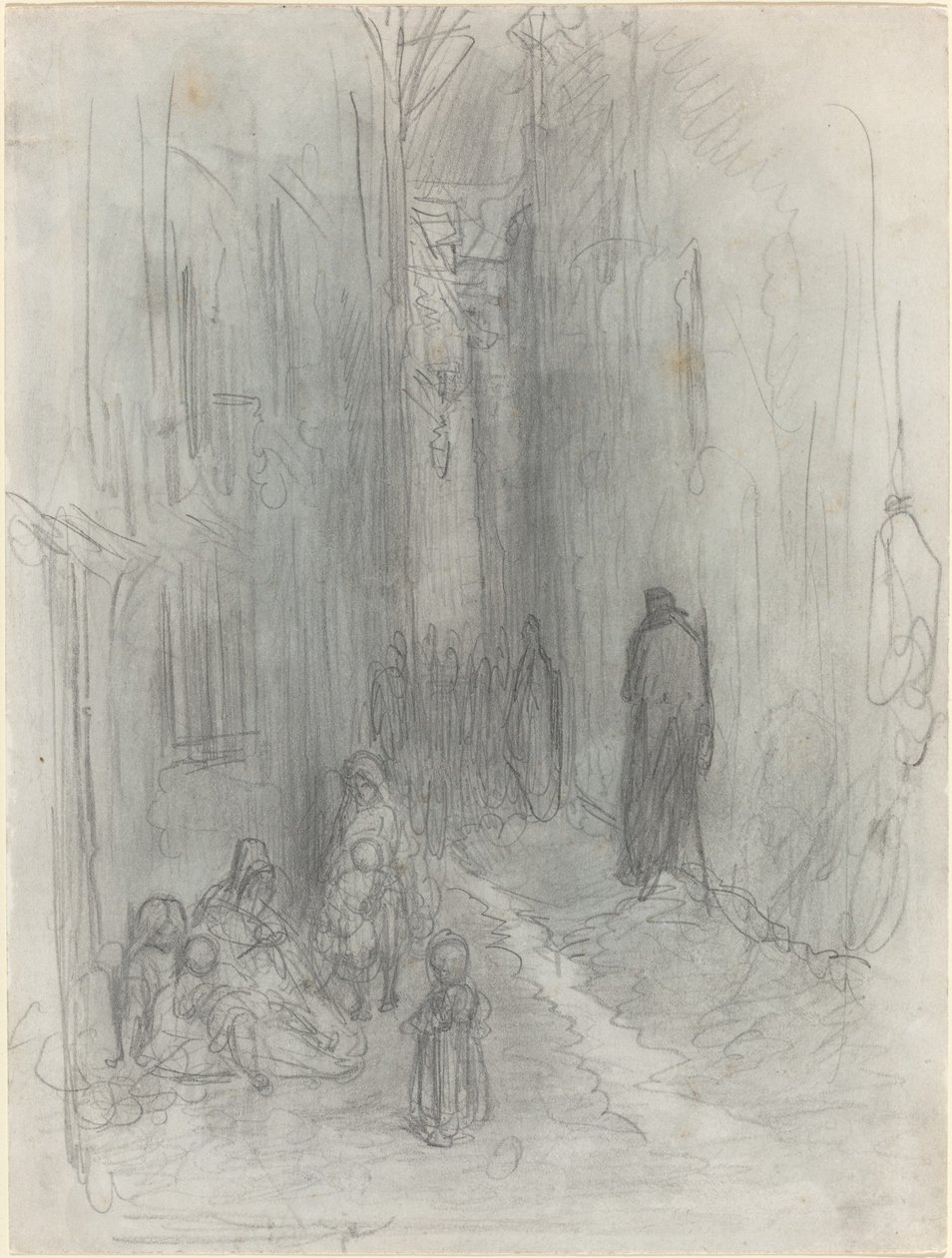 Backstreet w Londynie autorstwa Gustave Dore