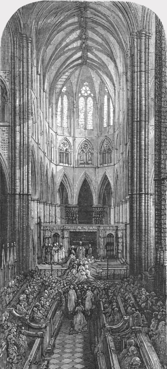 „Wesele w opactwie”, 1872. autorstwa Gustave Dore