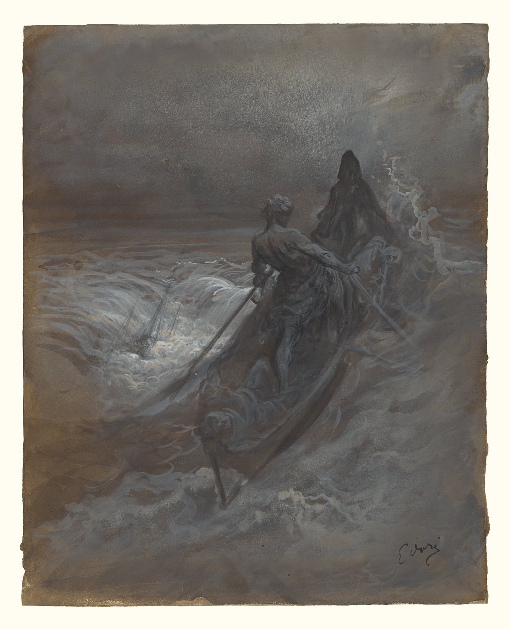 After the Shipwreck - Projekt ilustracji do "The Rime of the Ancient Mariner" Coleridge