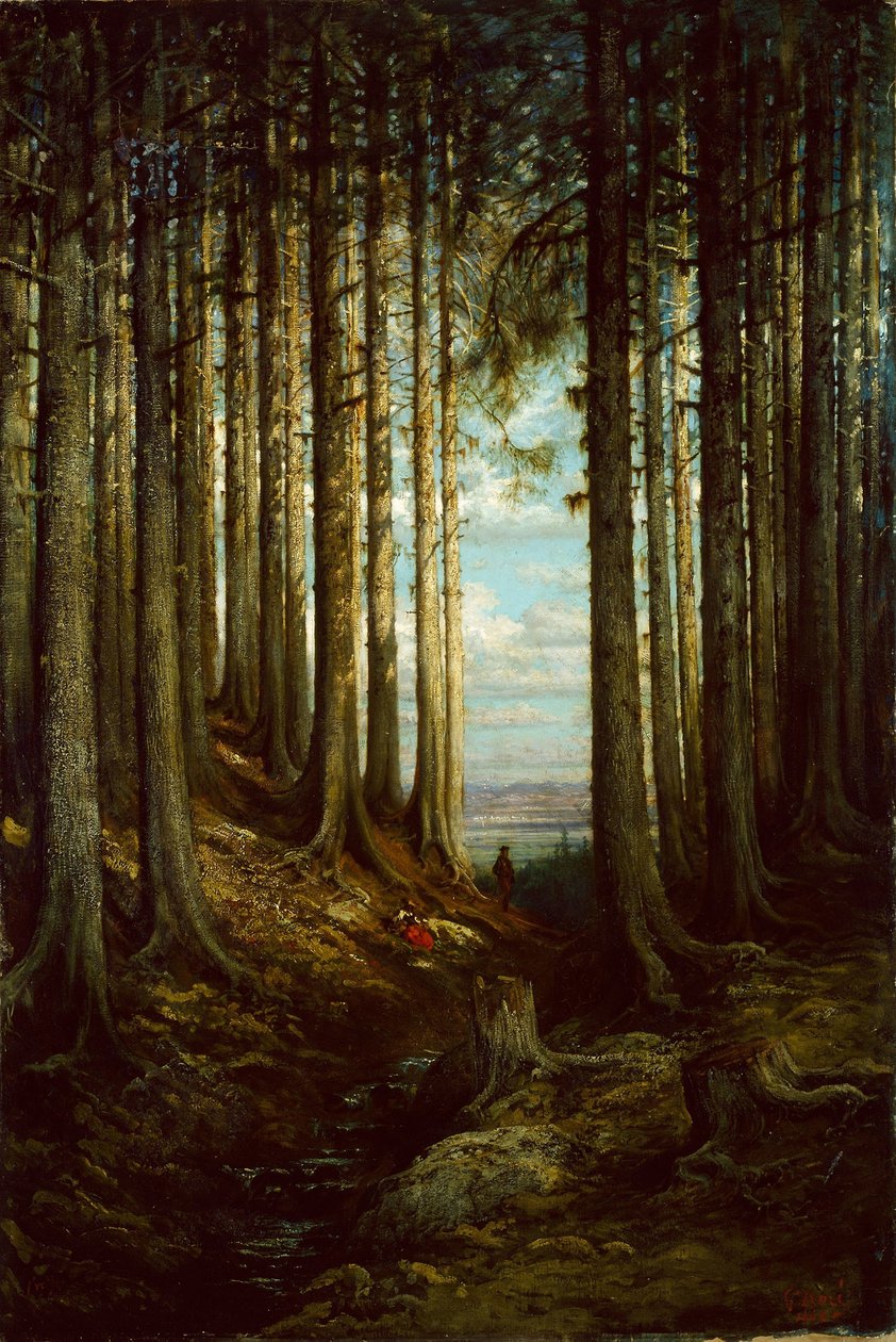 Scena alpejska autorstwa Gustave Dore