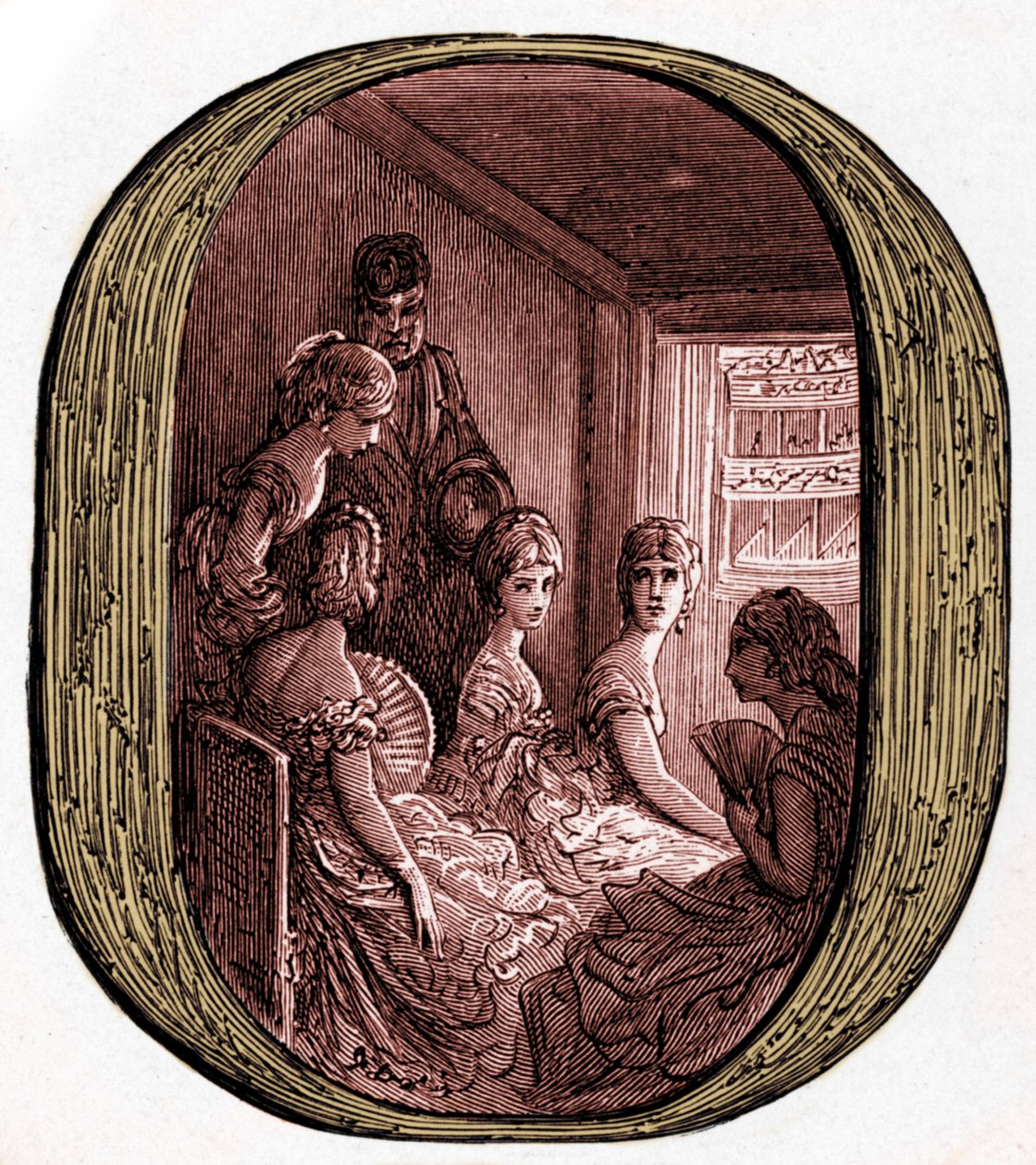 Pudełko operowe w królewskiej operze autorstwa Doré autorstwa Gustave Dore