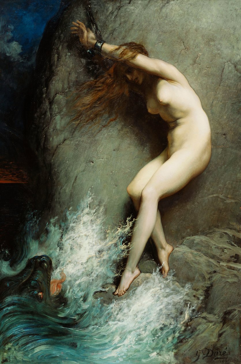 Andromeda, 1869 autorstwa Gustave Dore