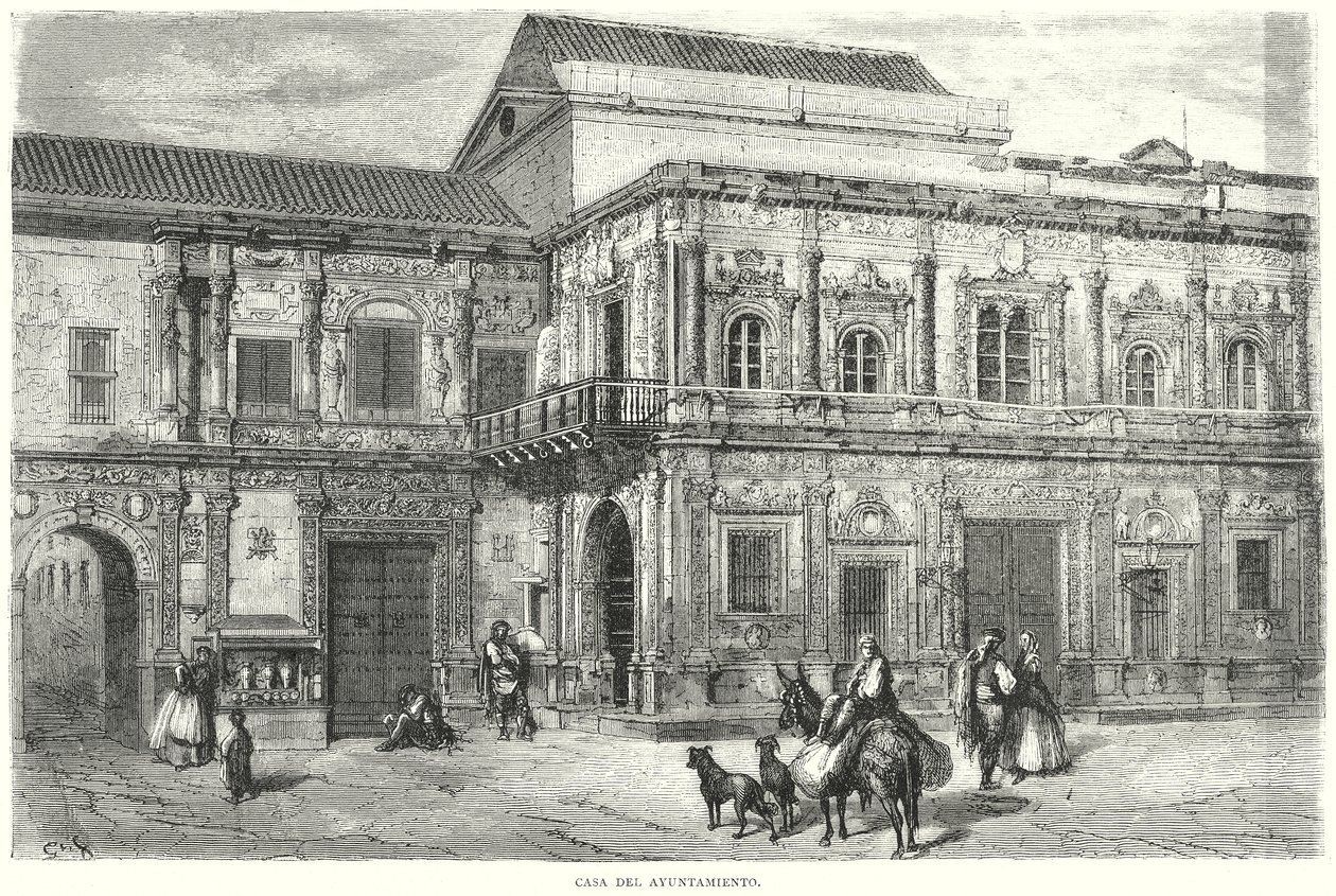 Ratusz (grawerunek) autorstwa Gustave Dore