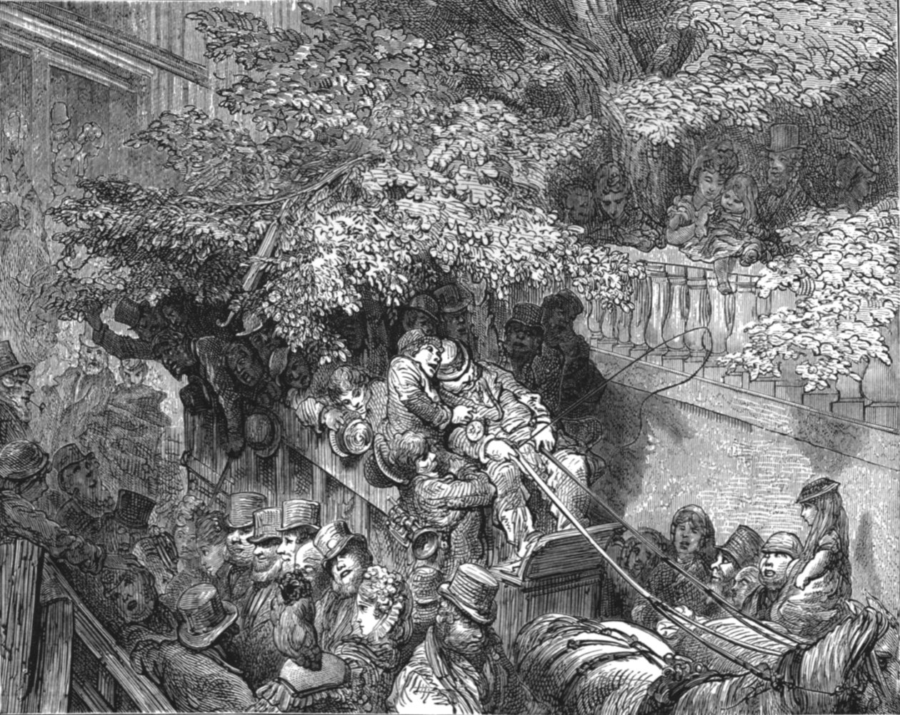 „Złapany w gałęzie”, 1872. autorstwa Gustave Dore