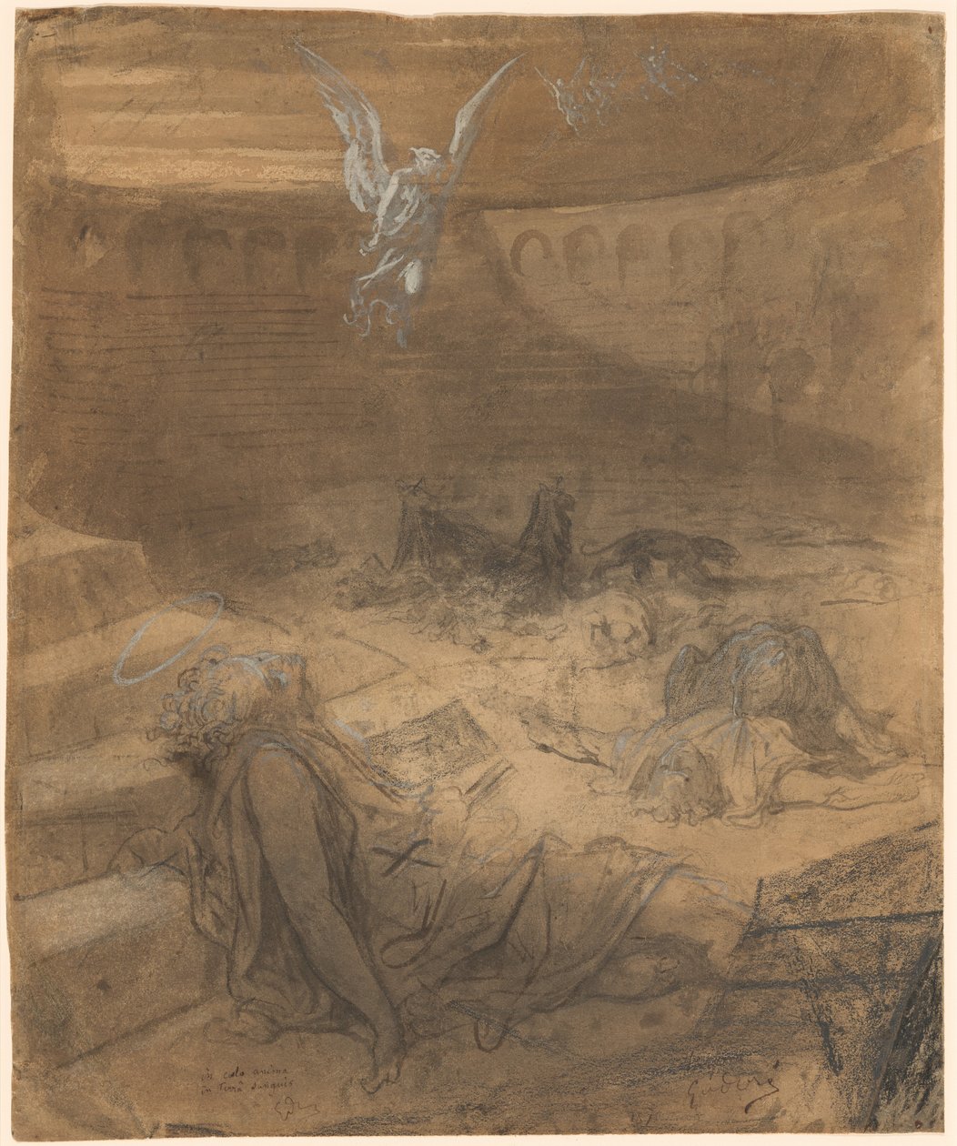 Męczennicy Chrześcijańscy autorstwa Gustave Dore