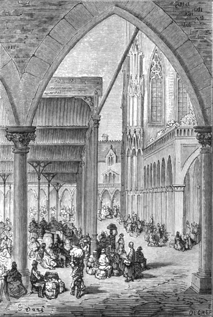 „Rynek Kolumbii”, 1872. autorstwa Gustave Dore