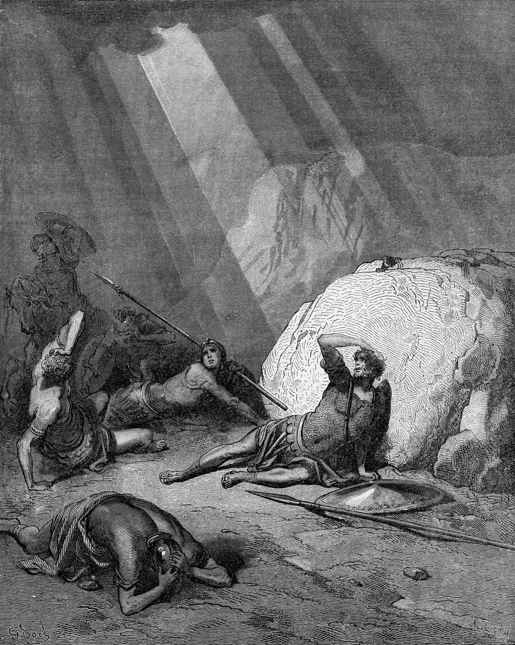 Nawrócenie Saula autorstwa Gustave Dore