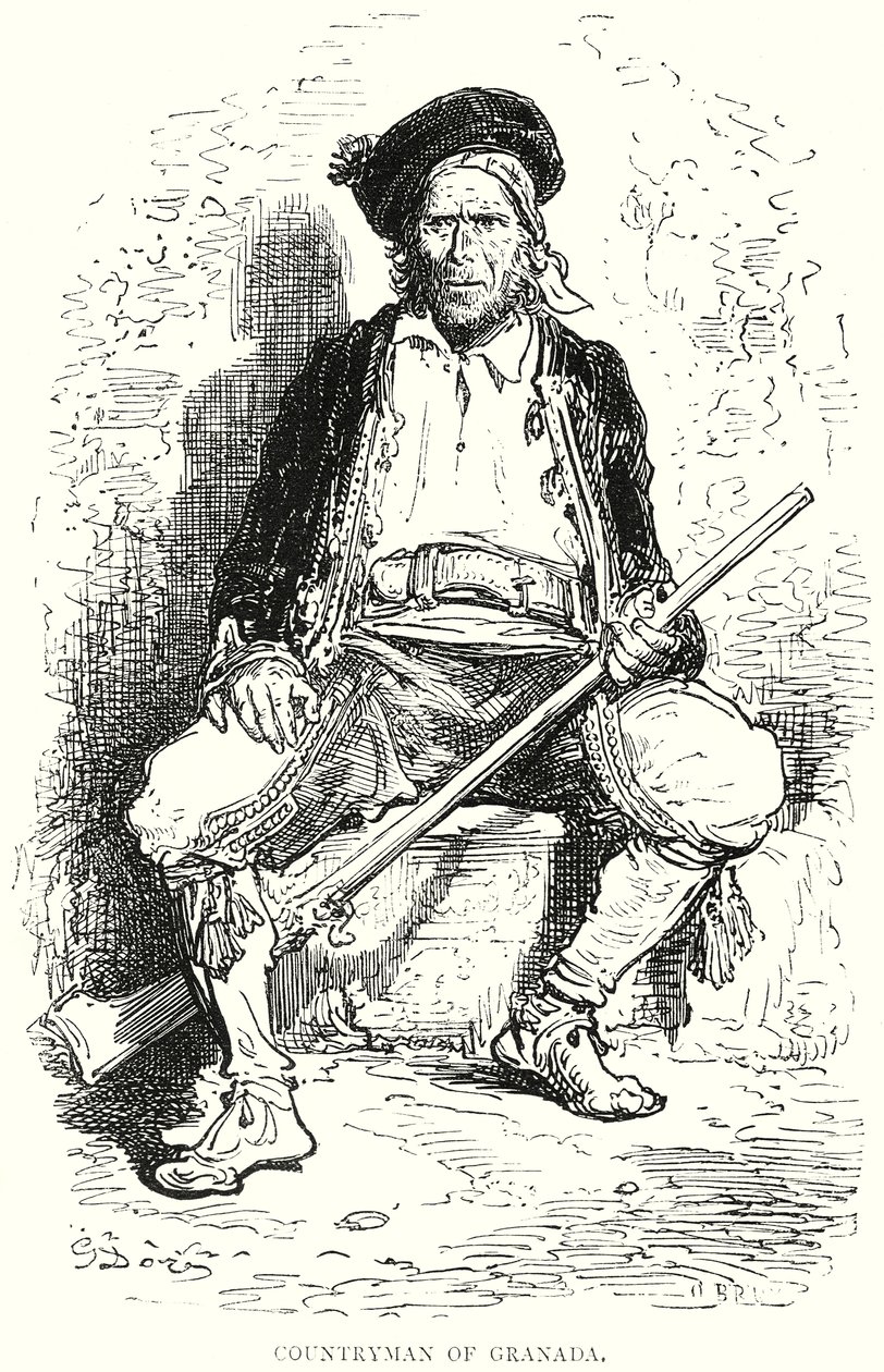 Rodak z Granady (rycina) autorstwa Gustave Dore