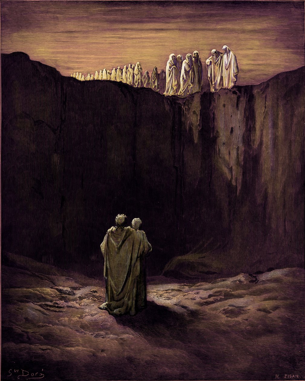 Czyściec Dantego autorstwa Gustave Dore