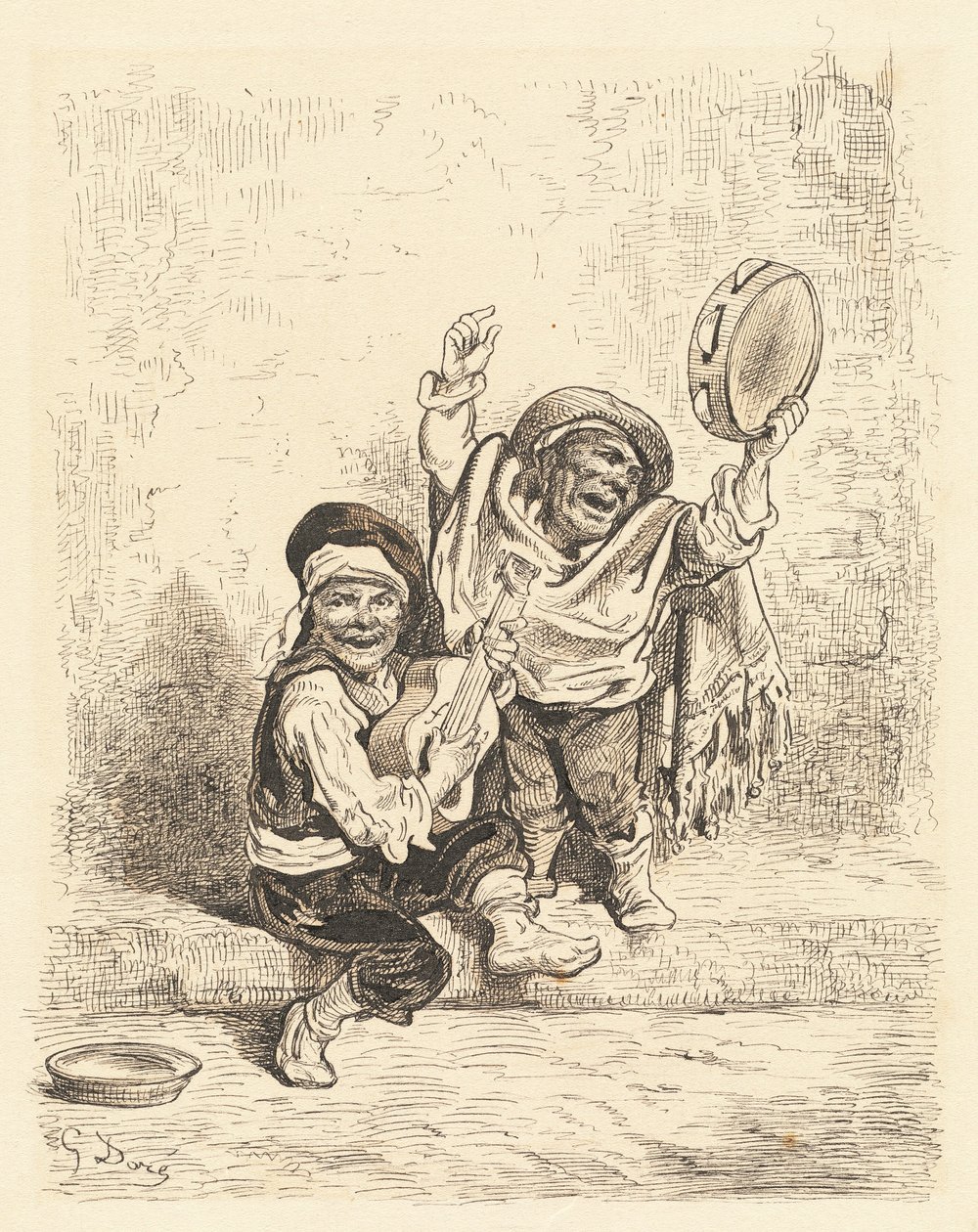 Muzycy krasnoludów z Granady autorstwa Gustave Dore