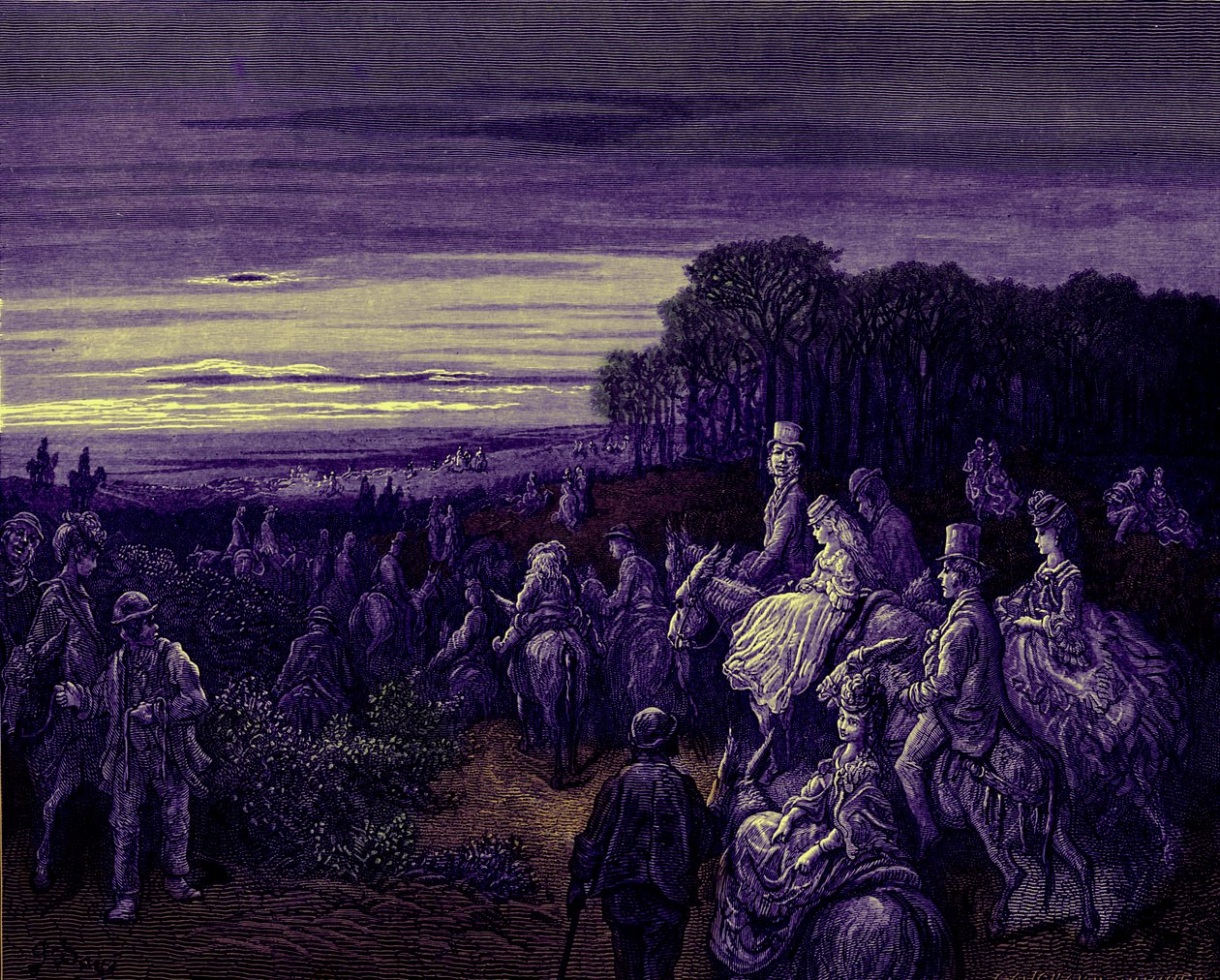 Hampstead Heath autorstwa Gustave Doré autorstwa Gustave Dore