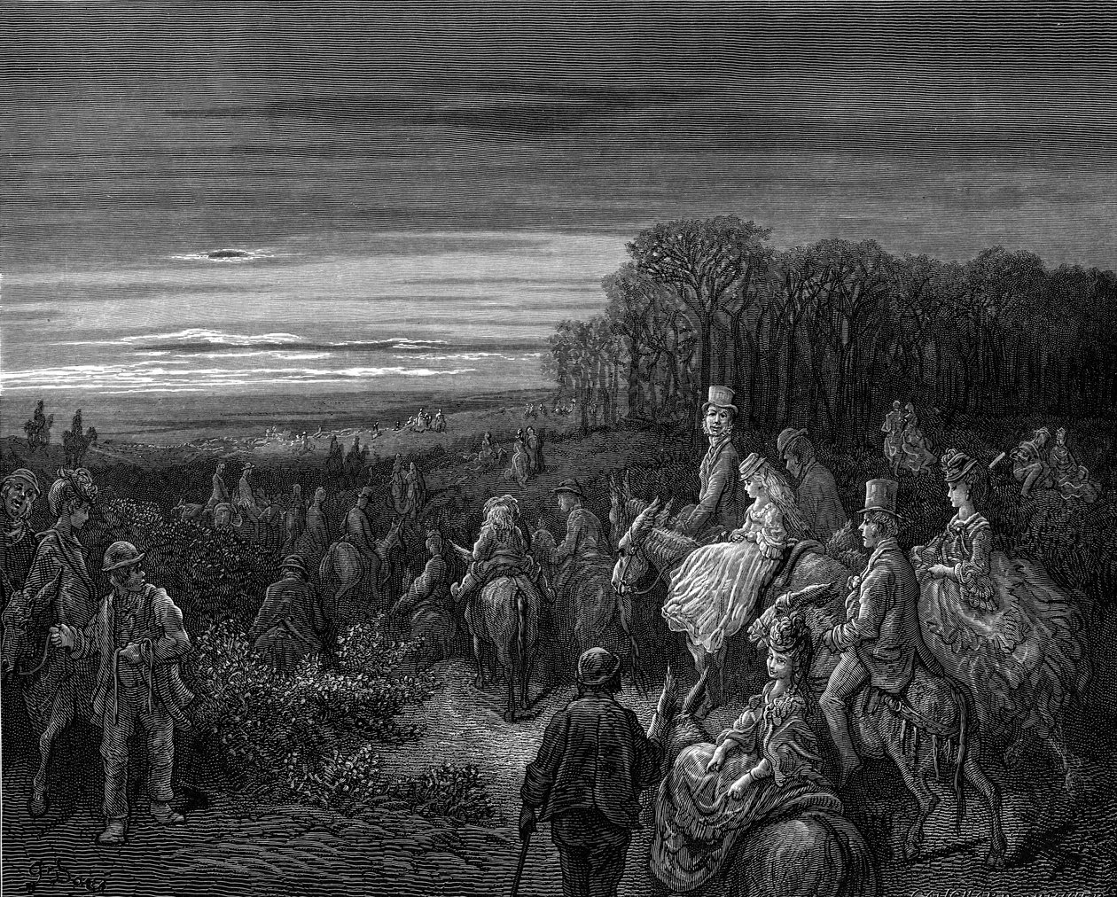 Hampstead Heath autorstwa Gustave Doré autorstwa Gustave Dore